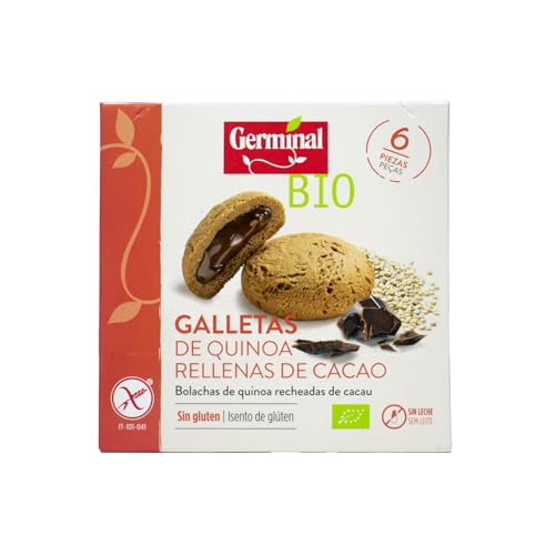GERMINAL Galletas Quinoa rellenas de Cacao BIO Sin Gluten - 200g