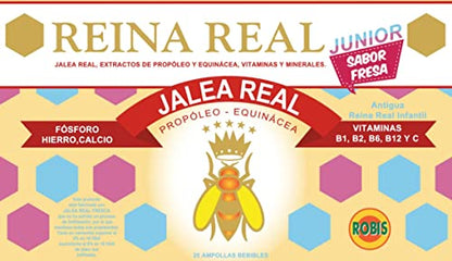 Robis Reina Real Junior Jalea para Niños - 20 Unidades