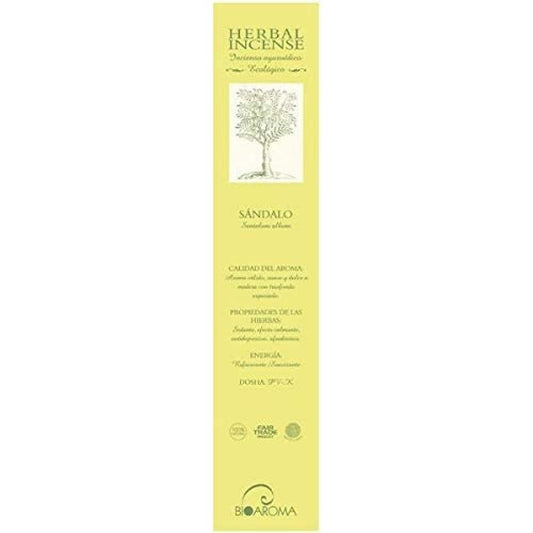 Bioaroma Incienso Eco Bioaroma De Sandalo 12 Varillas 200 g