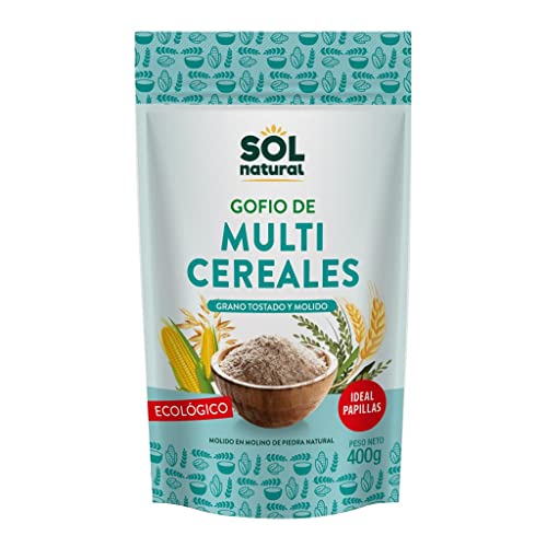 SOLNATURAL GOFIO DE MULTICEREALES INTEGRALES Bio 400 g, Estándar, Único