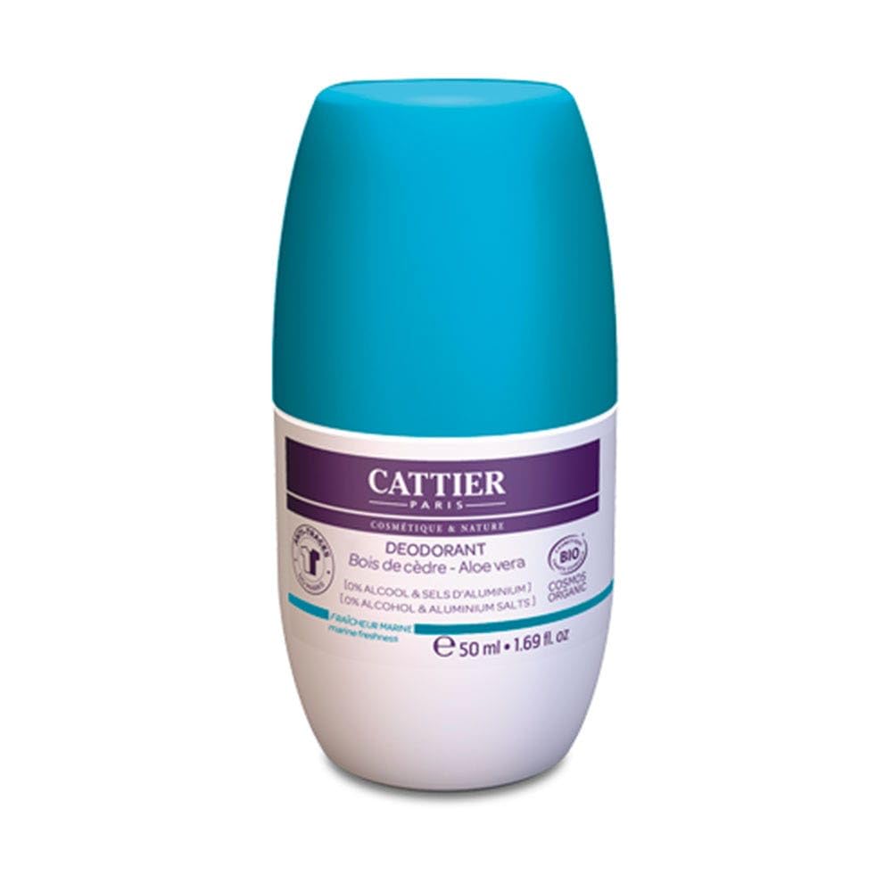 Cattier Desodorante Frescor Marino 24H Roll-On 50 ml 300 g