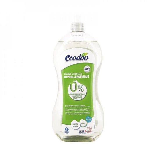 Ecodoo LAVAVAJILLAS HIPOALERGENICO 0% 1 L, Estándar, Único, 1000