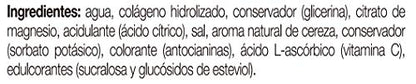 Ana Maria Lajusticia - Colágeno con magnesio y vitamina c – 1 litro (sabor cereza) articulaciones fuertes y piel tersa. Regenerador de tejidos con colágeno hidrolizado. Envase para 30 días.