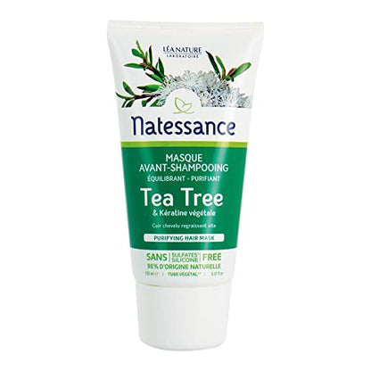 Natessance Mascarilla Prechampú Ãrbol de Té & Queratina Vegetal 150 ml