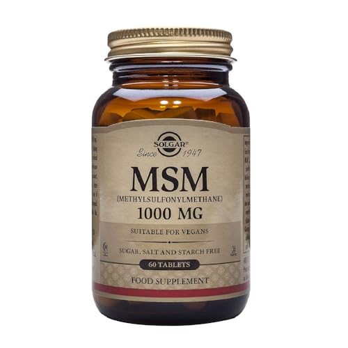 Solgar - MSM 1000 mg (Metil Sulfonil Metano) - 60 Comprimidos