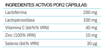 INMUNE VIT con Lactoferrina y Lactoperoxidasa - 30 Cápsulas MONT-STAR