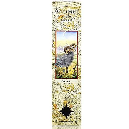 Radhe Incienso Stick ACCIMUT Aries Mirra, No aplicable