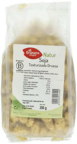GRANERO Soja Texturizada Gruesa 250 gr, No aplicable