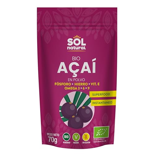 "Açaí en polvo Sol Natural 70 g"