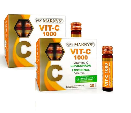 Pack 2 unidades de Vitamina C liposomada 1000mg 20 viales - Marnys