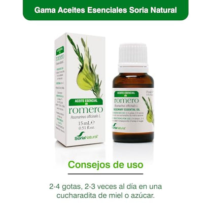 Soria Natural Esencia Romero Ácidos Grasos Esenciales - 15 ml