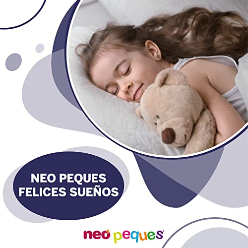 NEO PEQUES | Jarabe Infantil Felices Sueños | 150 ml | Para Problemas de Sueño e Inquietud en Niños | Ayuda a Dormir Mejor | Con Melisa, Tilo, L-Triptófano, Magnesio y Vitamina B6