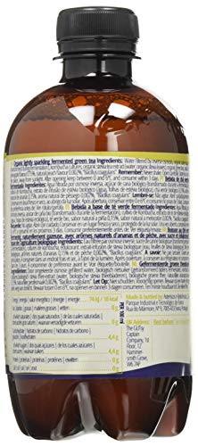 Captain Kombucha Bebida de Piña, 430 ml, Pack de 1
