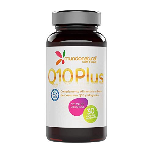 MUNDONATURAL Q10 Plus UBIQUINOL 30cap, Estándar, Único