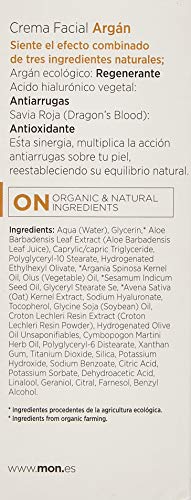 MON Crema De Argán Y Ácido Hialurónico Anti Arrugas 50 ml