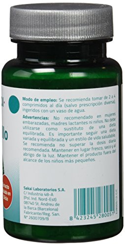 Sakai – Cola de caballo Sin sabor en comprimidos (diurético natural, remineralizador, fuente natural de silicio orgánico)