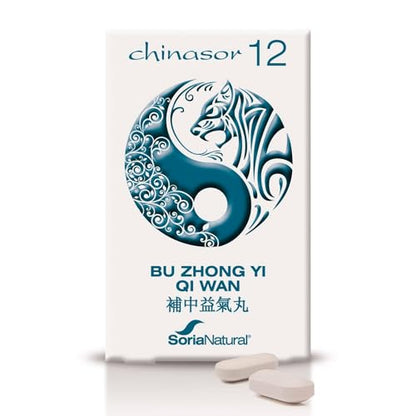 Soria Natural Chinasor 12 Bu Zhong Yi Qi Wan - 30 Comprimidos