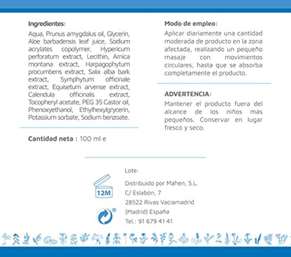 Laboratorios Mahen CORALCART CREMA 100 ml, 100 mililitro, 1