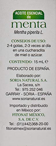 Soria Natural Esencia Menta Ácidos Grasos Esenciales - 15 ml