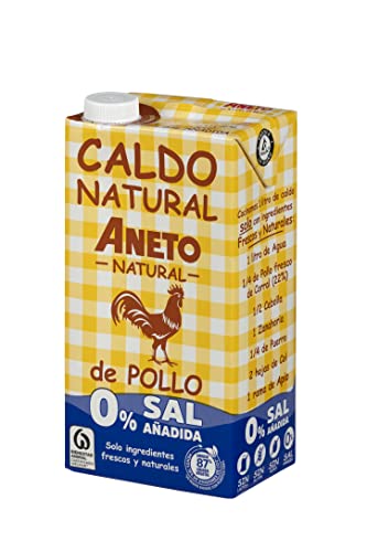 Aneto 100% Natural - Caldo de Carne - caja de 6