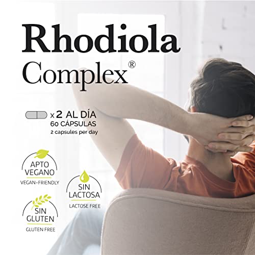 RHODIOLA COMPLEX® 60 CÁPSULAS | Complemento alimenticio a base de extractos de Rhodiola, Ashwagandha y Schizandra | Control del Estrés Físico y Emocional | Natysal