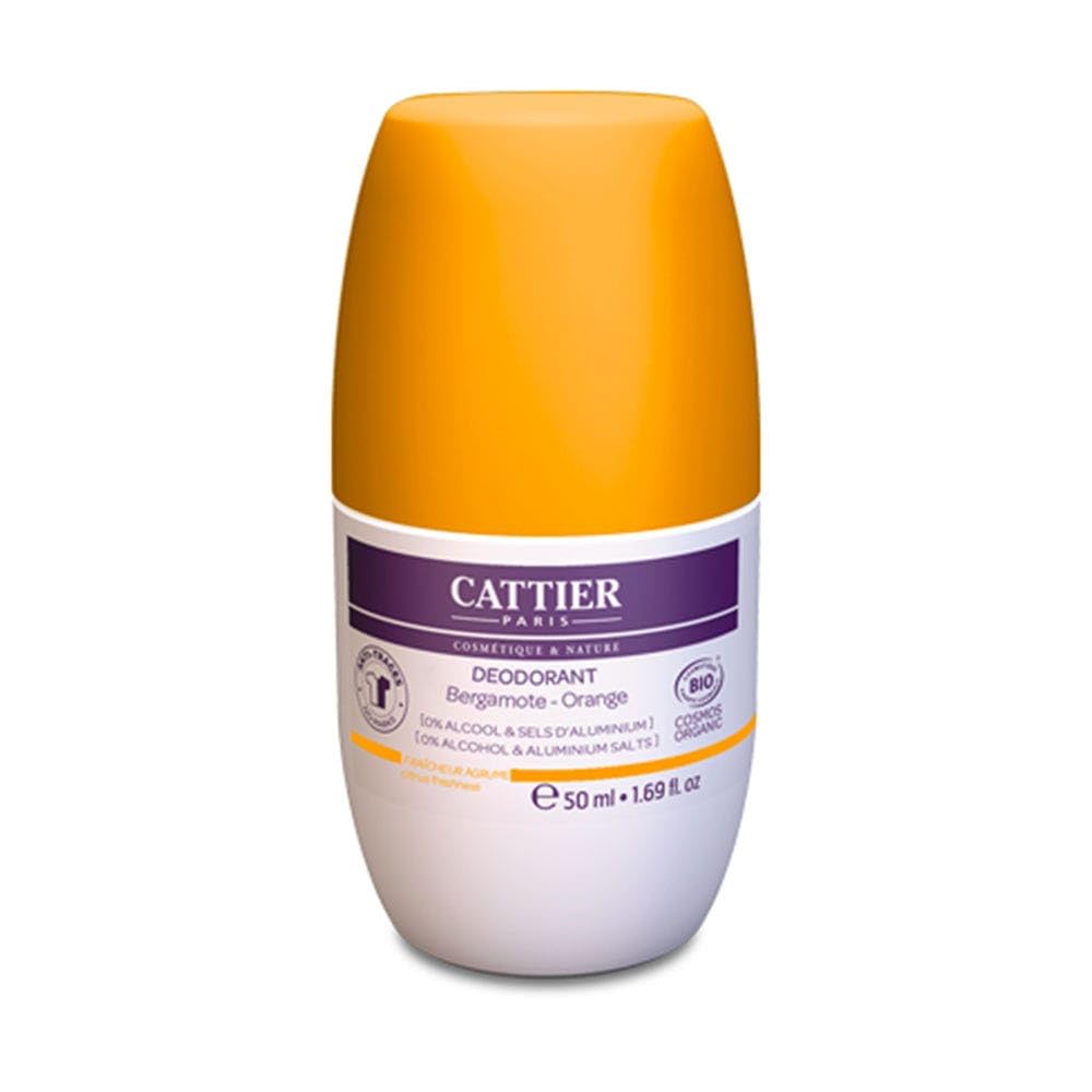 Cattier Desodorante Frescor Citrico 24H Roll-On 50 ml 500 g