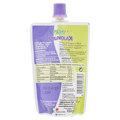 PURE DE CIRUELA PRUNOLAX 400gr. BIO, 1 unidad