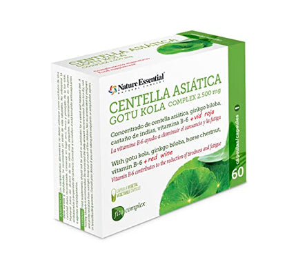 NATURE ESSENTIAL CENTELLA ASIATICA COMPLEX 2500mg. 60cap.