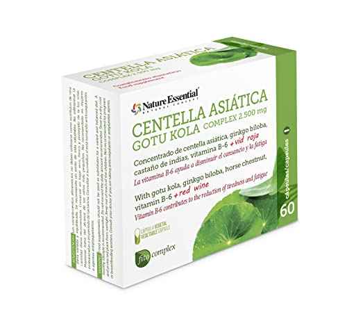 NATURE ESSENTIAL CENTELLA ASIATICA COMPLEX 2500mg. 60cap.