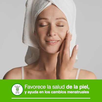 Soria Natural Aceite de Onagra 500 perlas– Colestagra – Cuidado de la Piel - Ayuda en Caso de Malestares Menstruales, Premenstruales y Menopausia – Salud Femenina