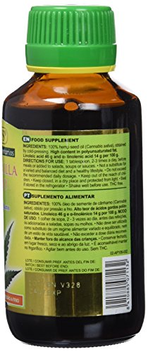 MARNYS Aceite Alimentario de Semilla de Cáñamo 125ml
