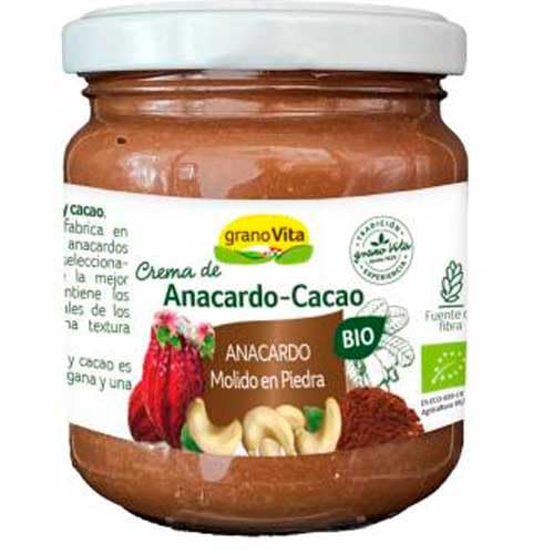 DD-CREMA DE ANACARDO BIO CON CACAO Y SIROPE DE DÁTIL 175 g.