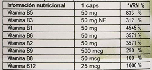 Complemento Alimenticio B 50 COMPLEX 60 VCaps