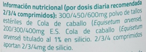Sakai – Cola de caballo Sin sabor en comprimidos (diurético natural, remineralizador, fuente natural de silicio orgánico)