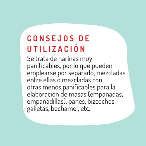 El Granero Integral - Harina Ecológica de Trigo Espelta Integral de 1 kg - Sin Azúcar Añadido - Alto Contenido en Carbohidratos y Fitonutrientes - Indicada para Elaborar Galletas o Pan