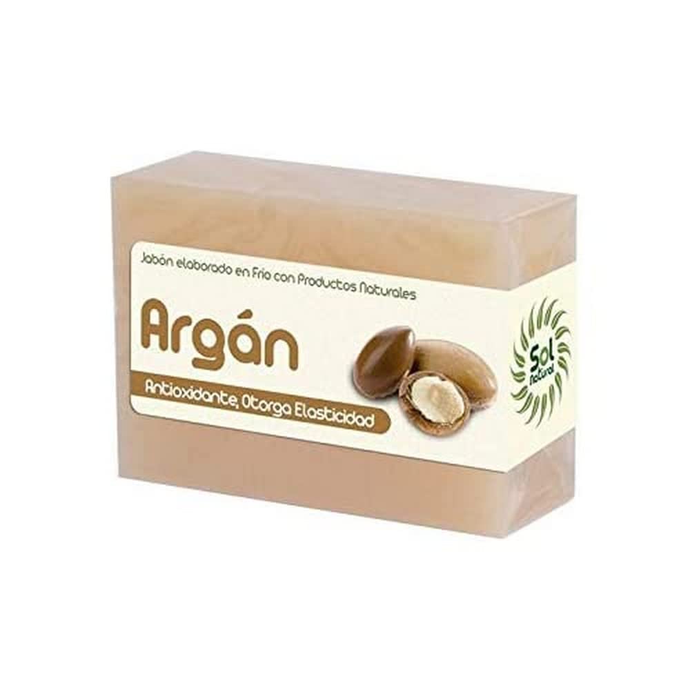 SOLNATURAL JABON DE ARGAN 100 g, Estándar, Único