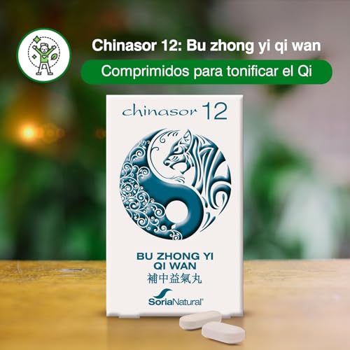 Soria Natural Chinasor 12 Bu Zhong Yi Qi Wan - 30 Comprimidos