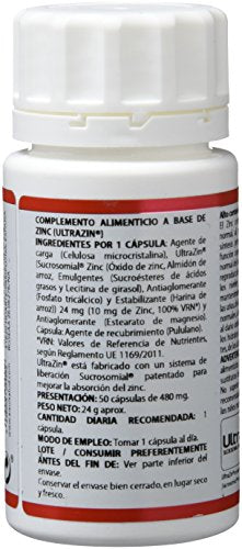 Holomega Zinc Liposomado de Equisalud, 50 cápsulas