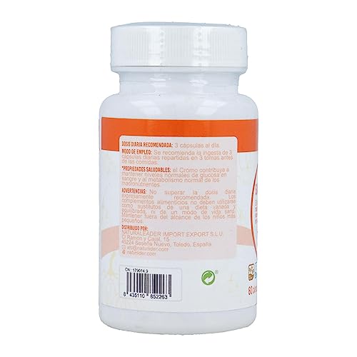 Naturlider - Garcinia, Complemento Alimenticio a Base de Garcinia y Cromo - 60 Cápsulas