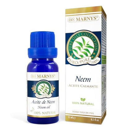 MARNYS Aceite Puro de Neem 100% Natural 15ml