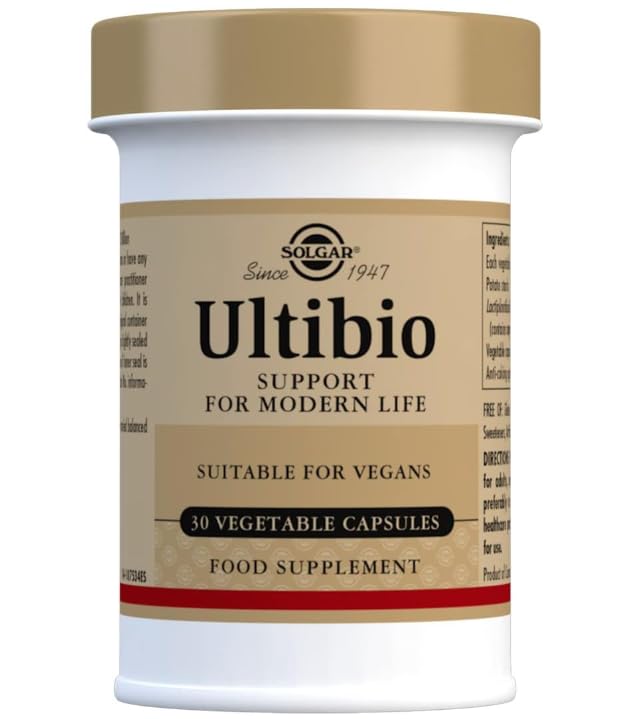 Solgar Ultibio Cápsulas vegetales - Envase de 30