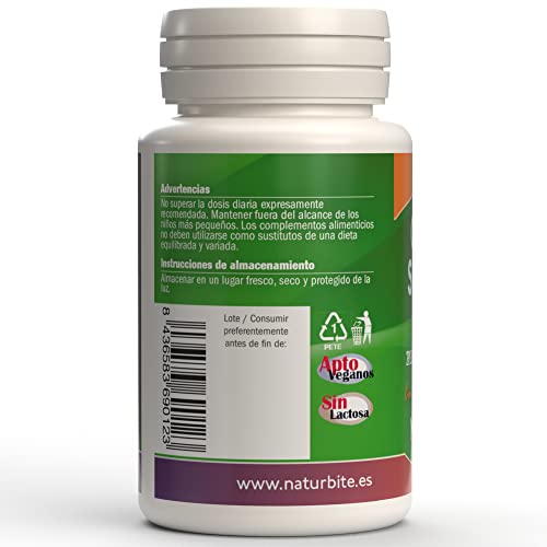 NaturBite - Ginseng Siberiano 1000 mg | 60 Comprimidos | Mejora la Resistencia Física y Mental, Ayuda a Aumentar la Energía y Reducir el Estrés