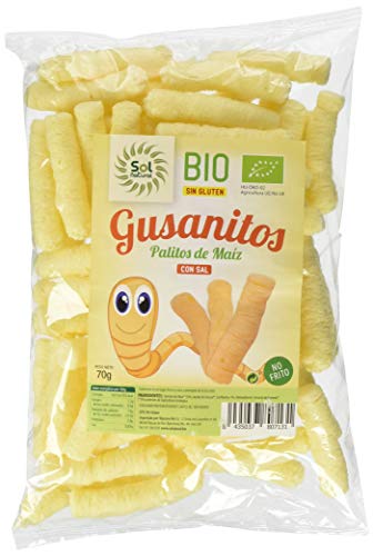 SOLNATURAL GUSANITOS DE MAIZ Gigantes Bio 70 g, No aplicable