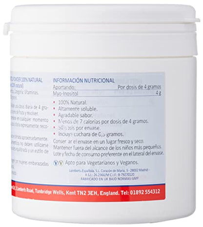 Lamberts Myo Inositol en Polvo - 200 gr