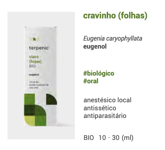 Terpenic evo Clavo Hojas Aceite Esencial Alimentario Bio 10Ml. 10 ml