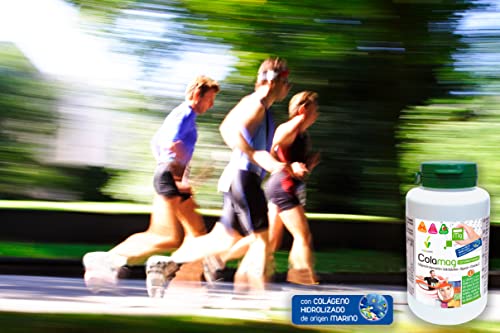 Novadiet - COLAMAG COMPRIMIDOS con Colágeno de Origen Marino, Ácido Hialurónico, Magnesio y Vitamina C, Ayuda a Proteger los Huesos, Piel, Articulaciones y Dientes - Colágeno - 180 Comprimidos