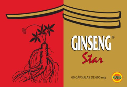 Robis Ginseng Star Complemento Alimenticio Natural - 60 Cápsulas
