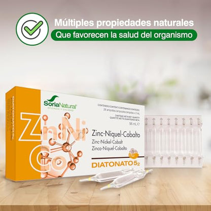 Soria Natural Diatonato 5/2 Zinc-Niquel-Cobalto - 28 Viales