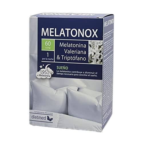 DIETMED MELATONOX 60 Comprimidos Melatonina, Valeriana y Triptofano