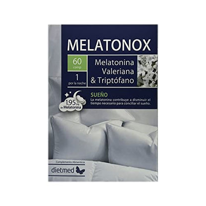 DIETMED MELATONOX 60 Comprimidos Melatonina, Valeriana y Triptofano